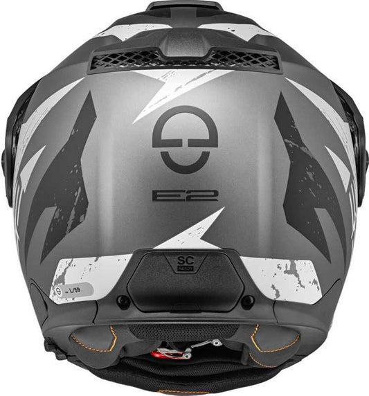 Schuberth E2 Explorer Black & Anthracite Adventure Flip Front Motorcycle Helmet - New for 2023/2024 - Averys Motorcycles