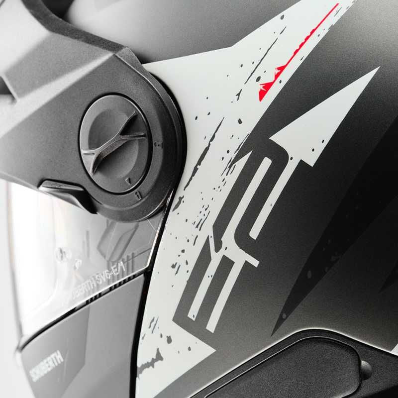 Schuberth E2 Explorer Black & Anthracite Adventure Flip Front Motorcycle Helmet - New for 2023/2024 - Averys Motorcycles
